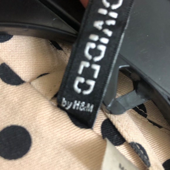 Polka dot peach blazer size 8 fully lined NWOT - Picture 6 of 7